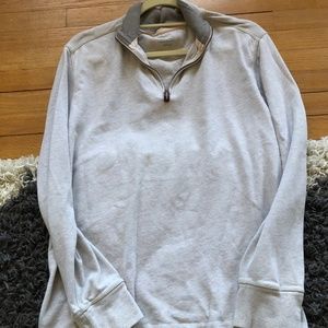 Men’s J. Crew quarter zip pullover sweater